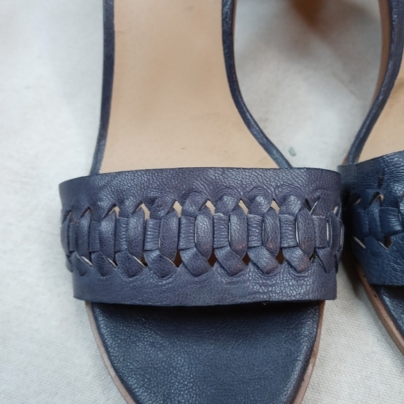 JOE’S WOMEN’S PUMPS SHOES GRAY ANKLE STRAP HEELS S - Picture 3 of 8